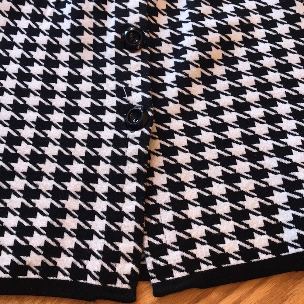 Black & White Button Down Jacket - image 3